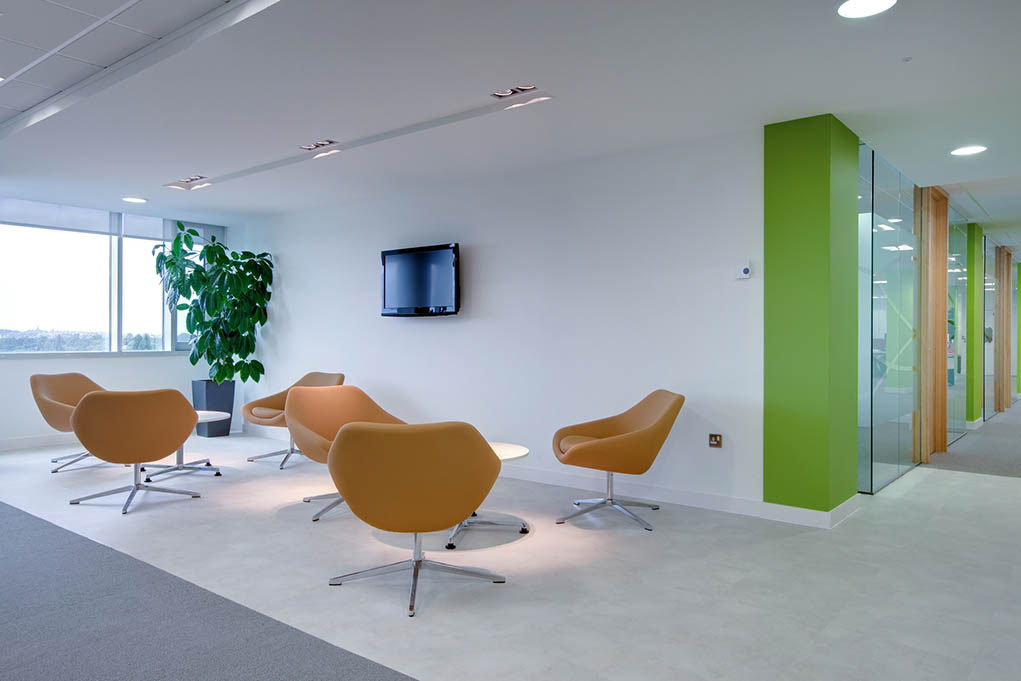 Modern office workspace